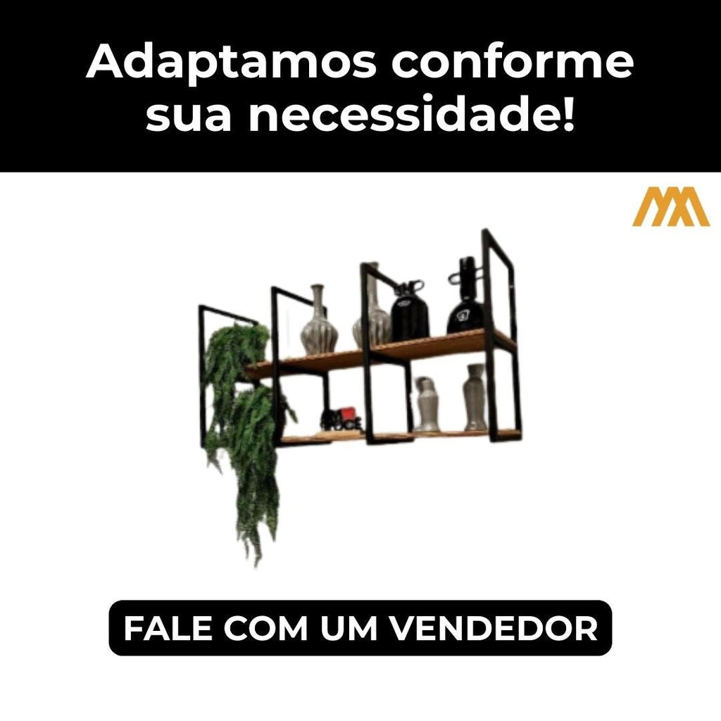 Prateleira de Parede Industrial Voyeur